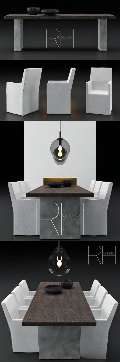 现代休闲餐桌椅-6